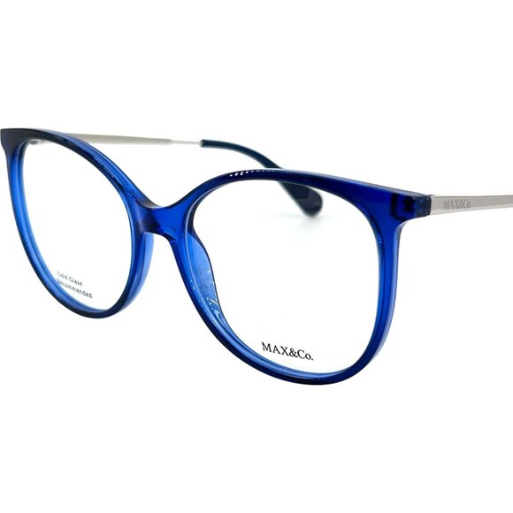 Max & Co MO5008 Women's Eyeglass Frame Blue - Picture 2 of 5